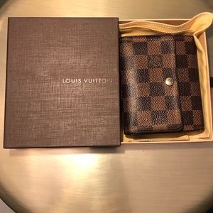 Louise Vuitton French Tri-Fold Wallet